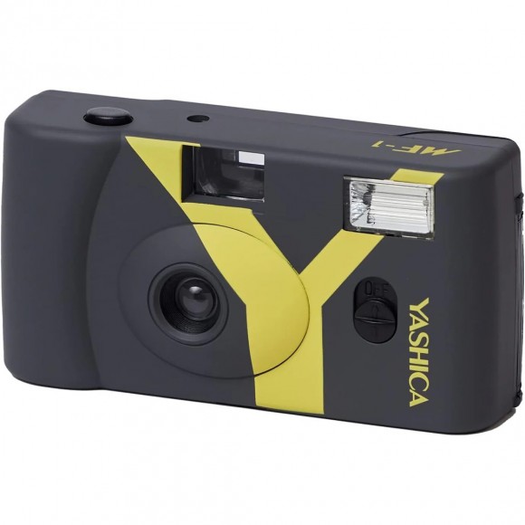 Yashica MF-1 Snapshot Y-Series Reusable Film Camera - Grey